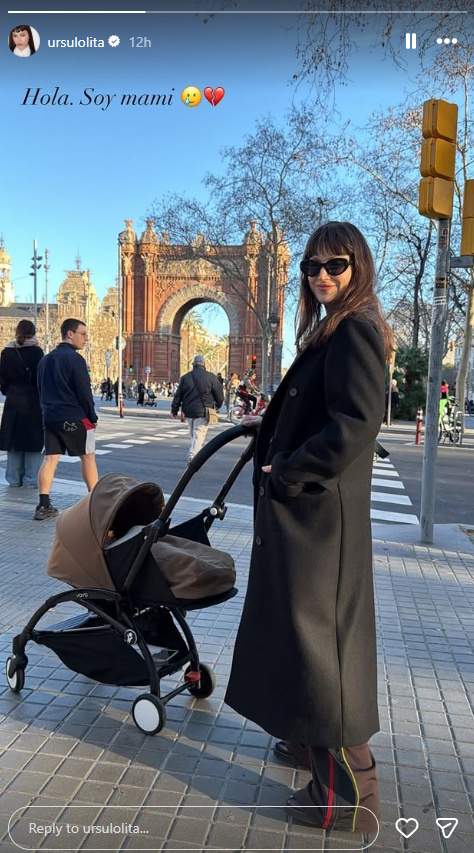 Úrsula Corberó es madre, Ig