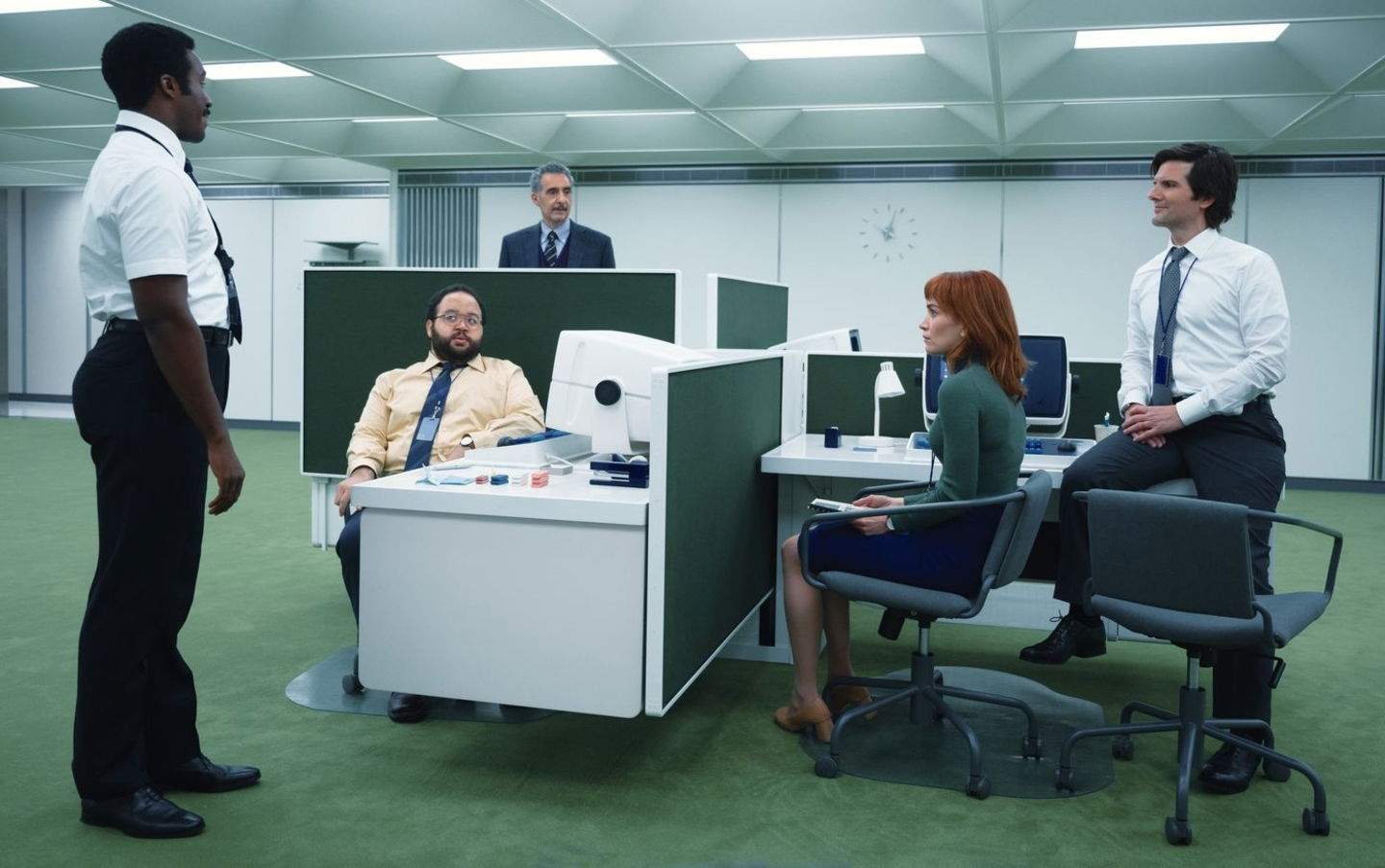 Apple promociona 'Separació' amb una rèplica de Lumon Industries enmig de Nova York