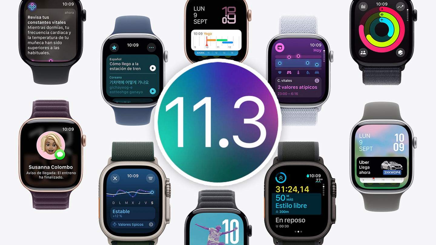 Apple llança watchOS 11.3 per a l'Apple Watch, descobreix totes les novetats