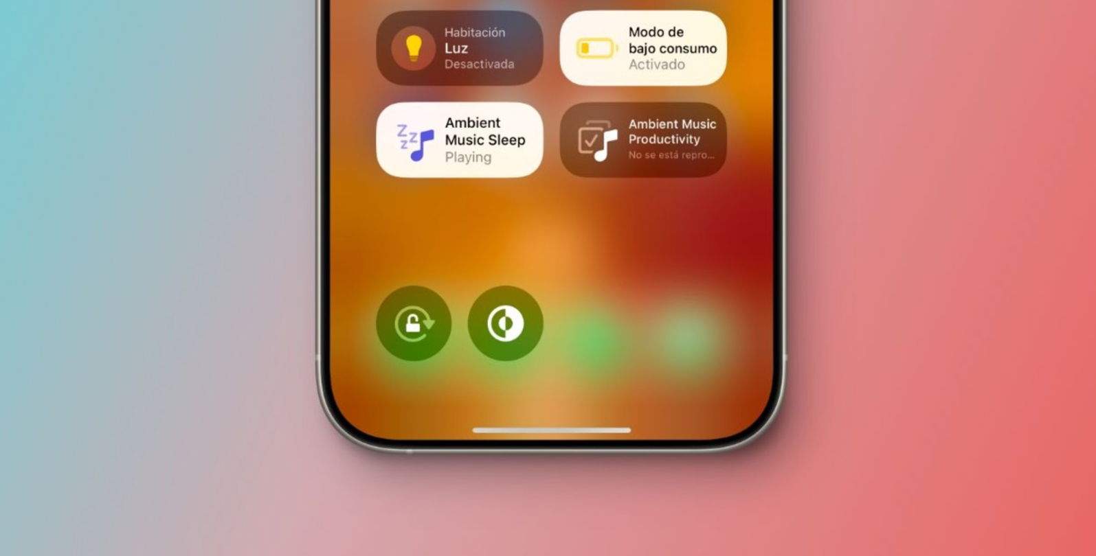 El Centre de Control d'iOS 18.4 rep una nova funció per millorar la teva son i la teva productivitat