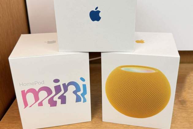 Apple cambia el diseño de la caja del HomePod mini. Foto: Macotakara Apple cambia el diseño de la caja del HomePod mini. Foto: Macotakara