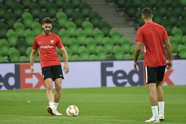 Sergi Gómez entrenament   Sevilla FC