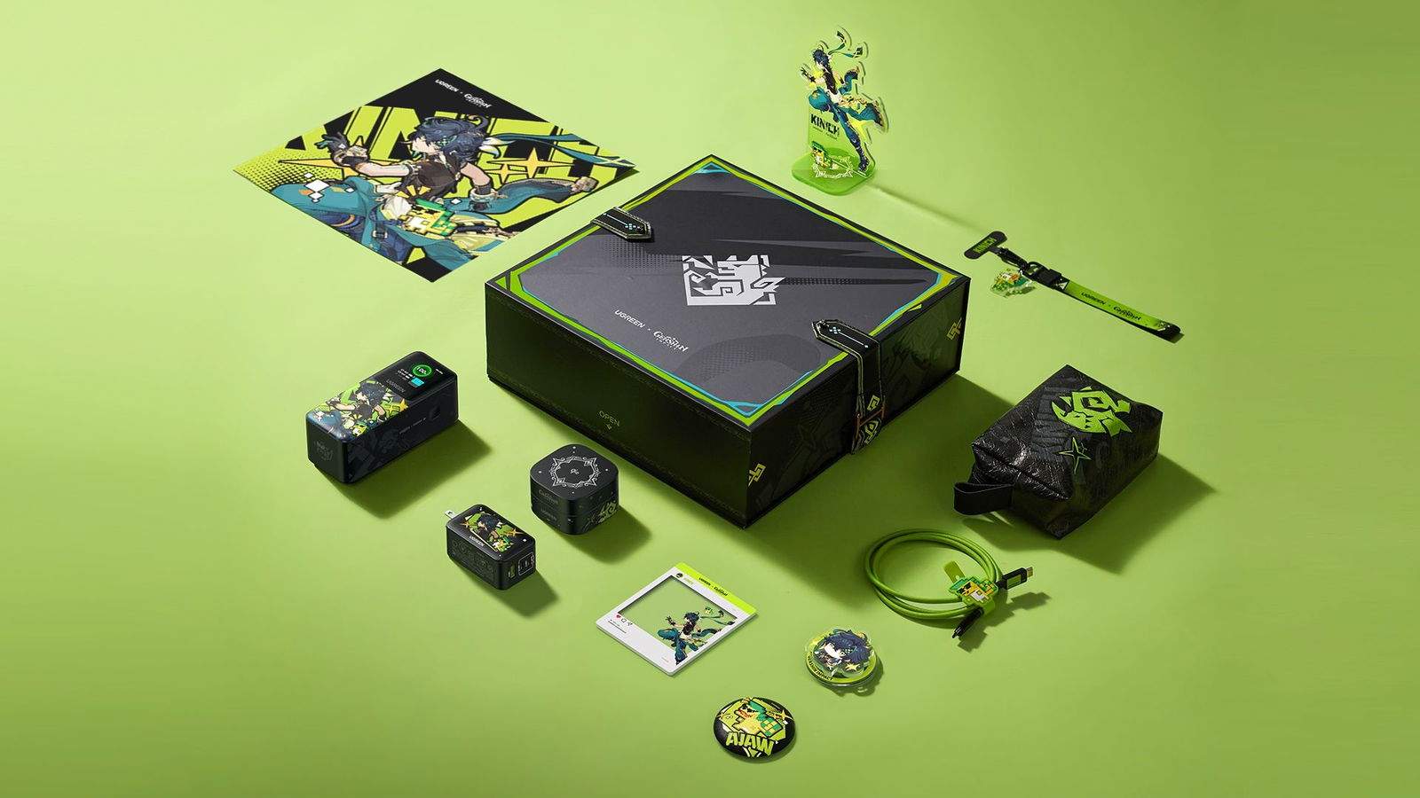 UGREEN i Genshin Impact llancen una nova col·lecció d'accessoris de càrrega ràpida amb un disseny fascinant