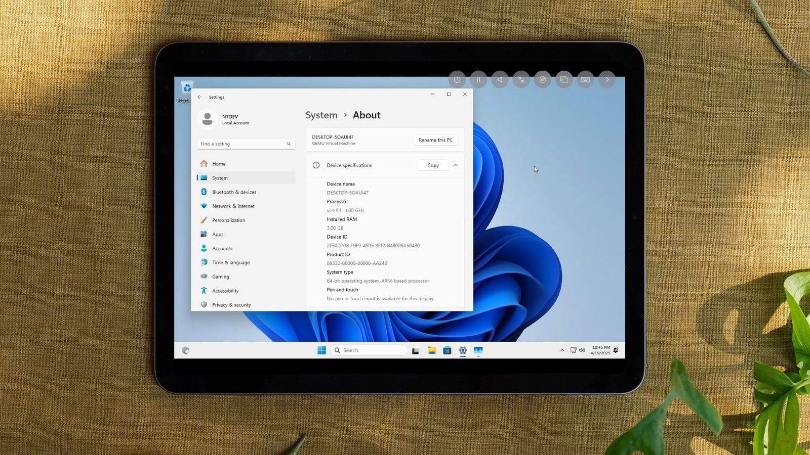 Pasen y vean, ¿alguna vez has visto un iPad Air ejecutando Windows 11?