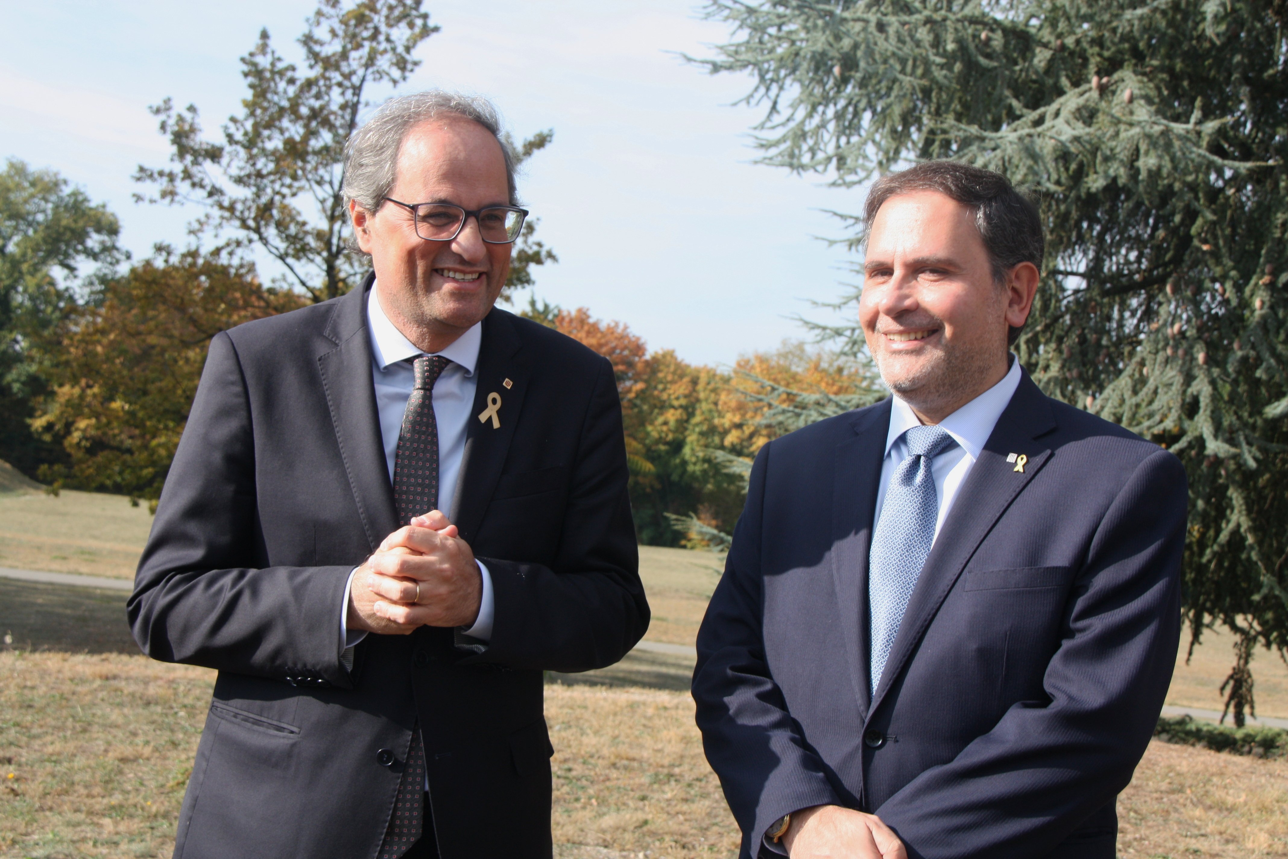 Torra avisa Sánchez que és impossible negociar pressupostos amb presos i exiliats