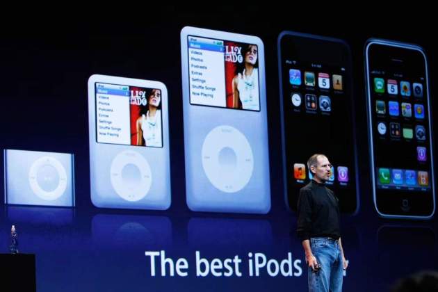 L'iPod en el temps des de la mirada de Steve Jobs