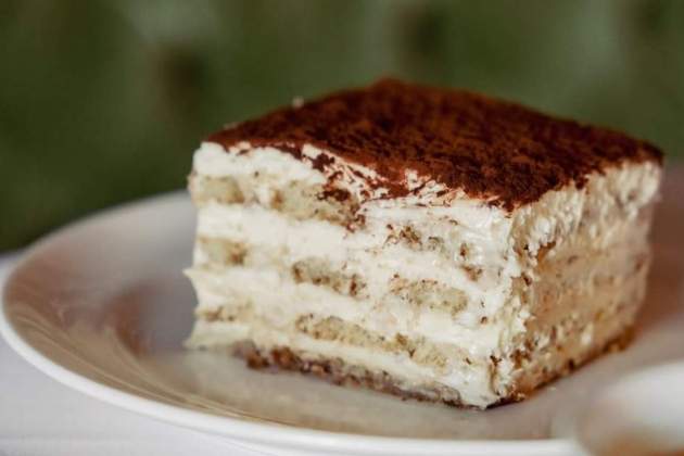 Tiramisú del restaurant Cecconi's. / Foto: Cecconi's