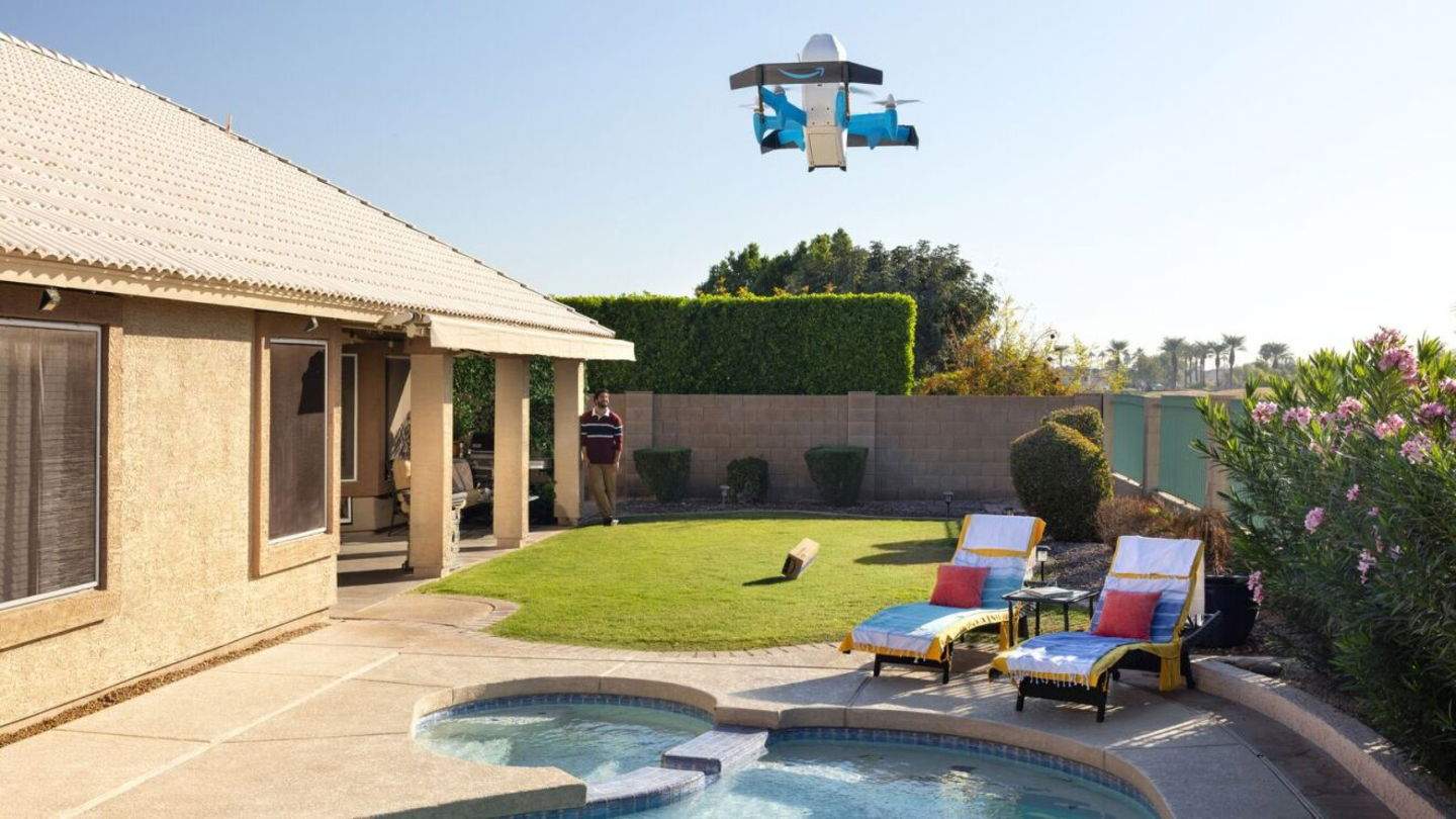 iPhone lliurats per drons, Amazon ja ho està fent