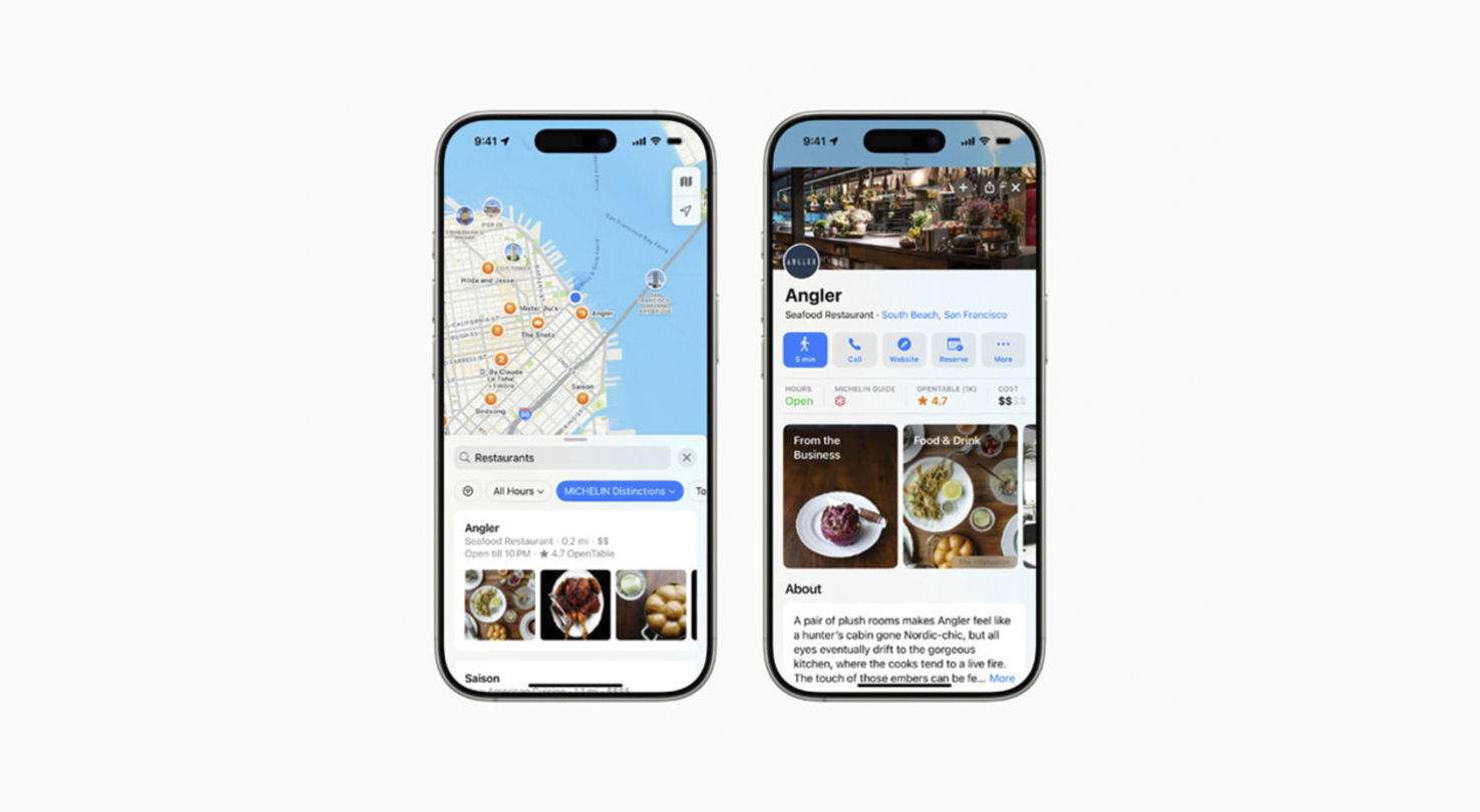 Un Apple Maps per llepar-se’n els dits: inclourà recomanacions de la Guia MICHELIN