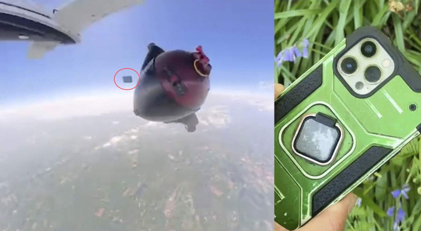 Un iPhone cau d'un avió a 4.000 metres i el seu propietari va quedar sorprès quan el va trobar