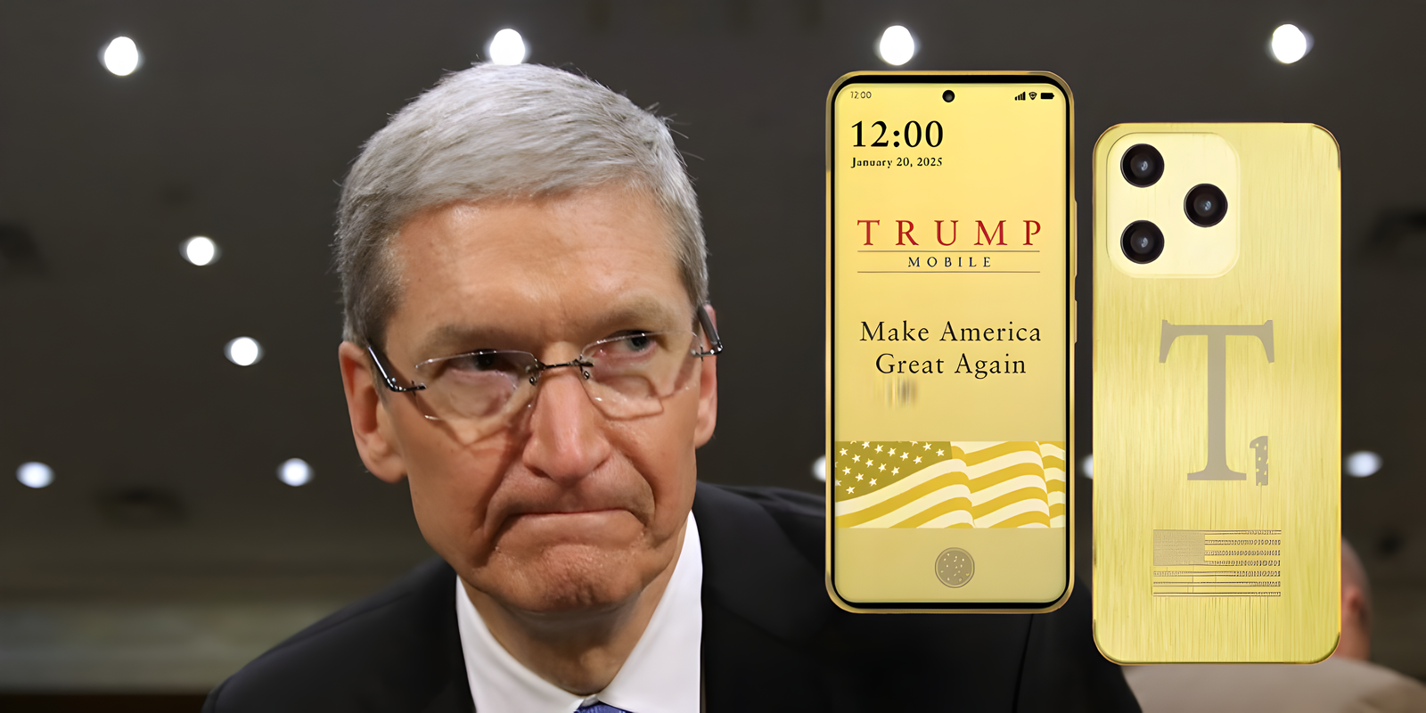 El Trump Mobile T1 vol eclipsar l'iPhone 17 amb un smartphone "made in USA"