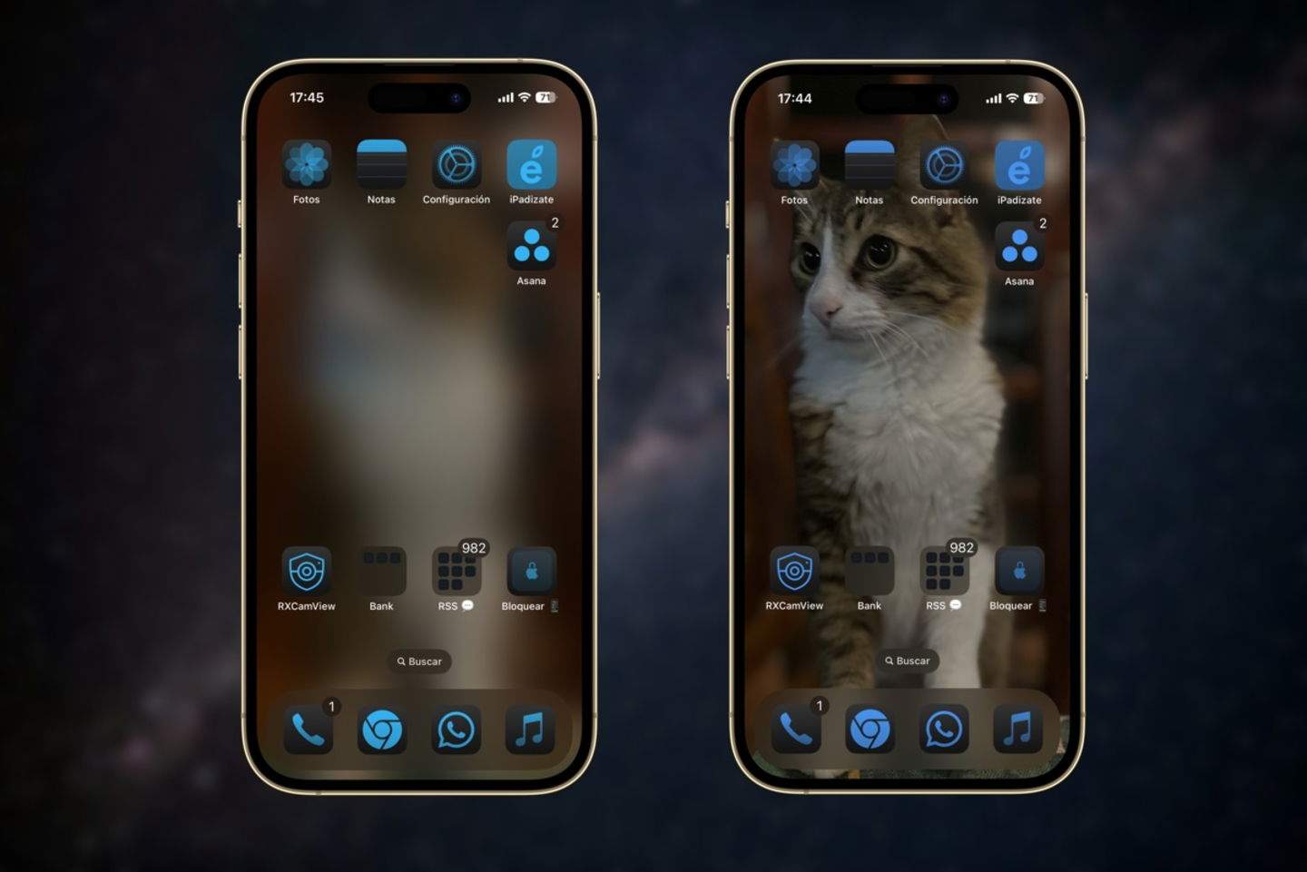 Com evitar que el teu iPhone difumini el fons de pantalla