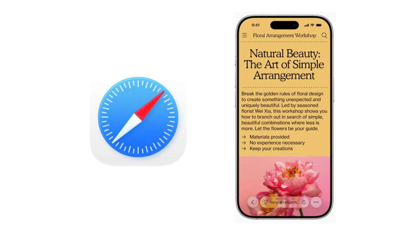 Estas son las novedades que llegan a Safari con iOS 26