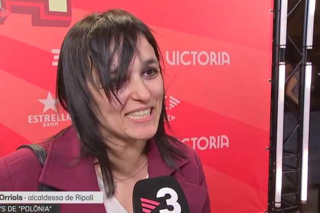 Sílvia Orriol, en la fiesta de los 20 años de 'Polònia' 3Cat
