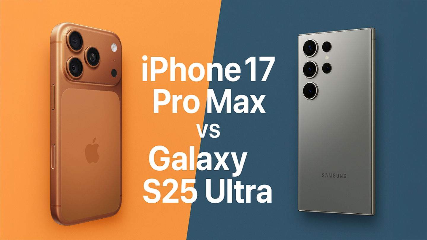 iPhone 17 Pro Max vs Samsung Galaxy S25 Ultra, comparativa: ¿cuál es el rey de la gama alta?
