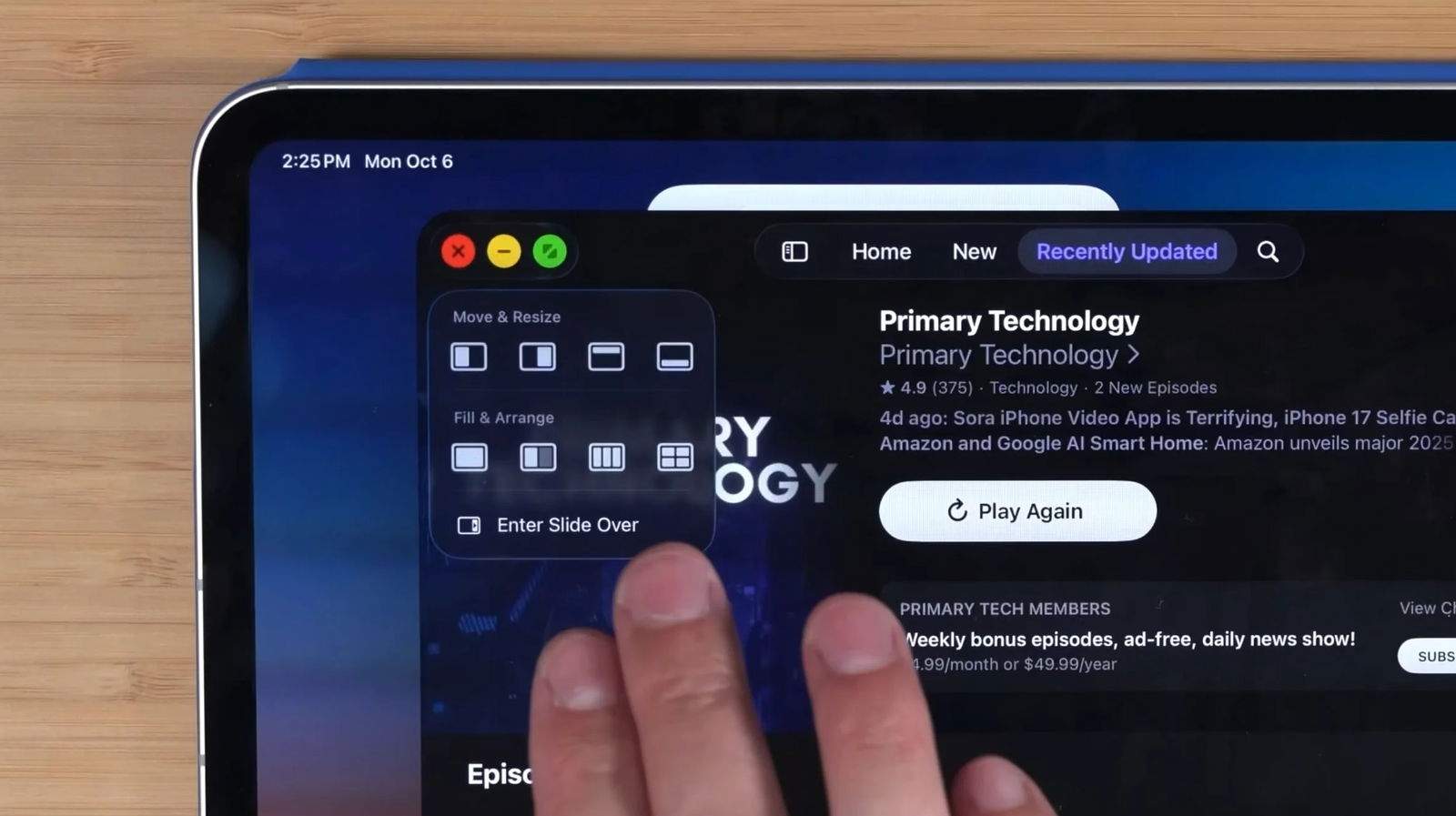 iPadOS 26.1 trae de vuelta al iPad una de sus funciones más clásicas que había sido eliminada