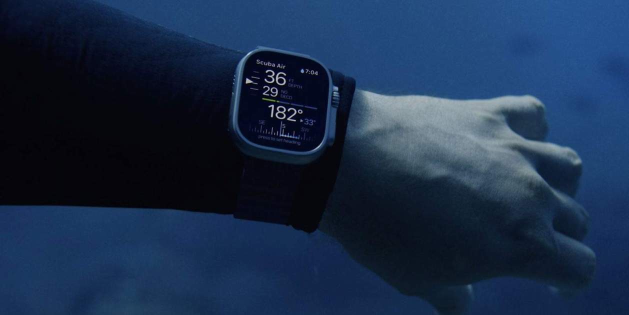 Un Apple Watch Ultra salva la vida a un submarinista