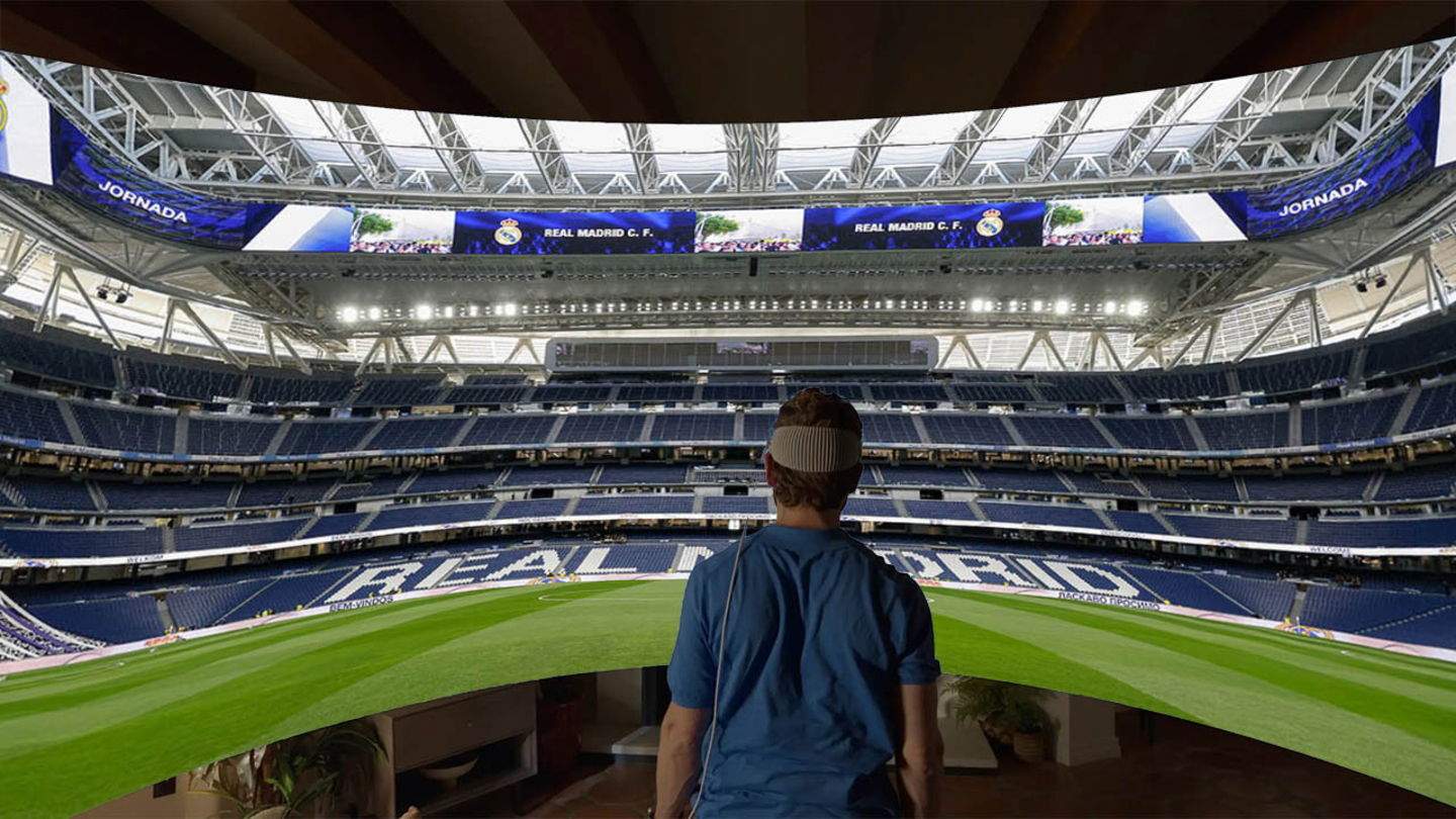 El Reial Madrid i Apple han instal·lat 100 càmeres per al 'Bernabéu infinit', que es podrà gaudir en el Vision Pro