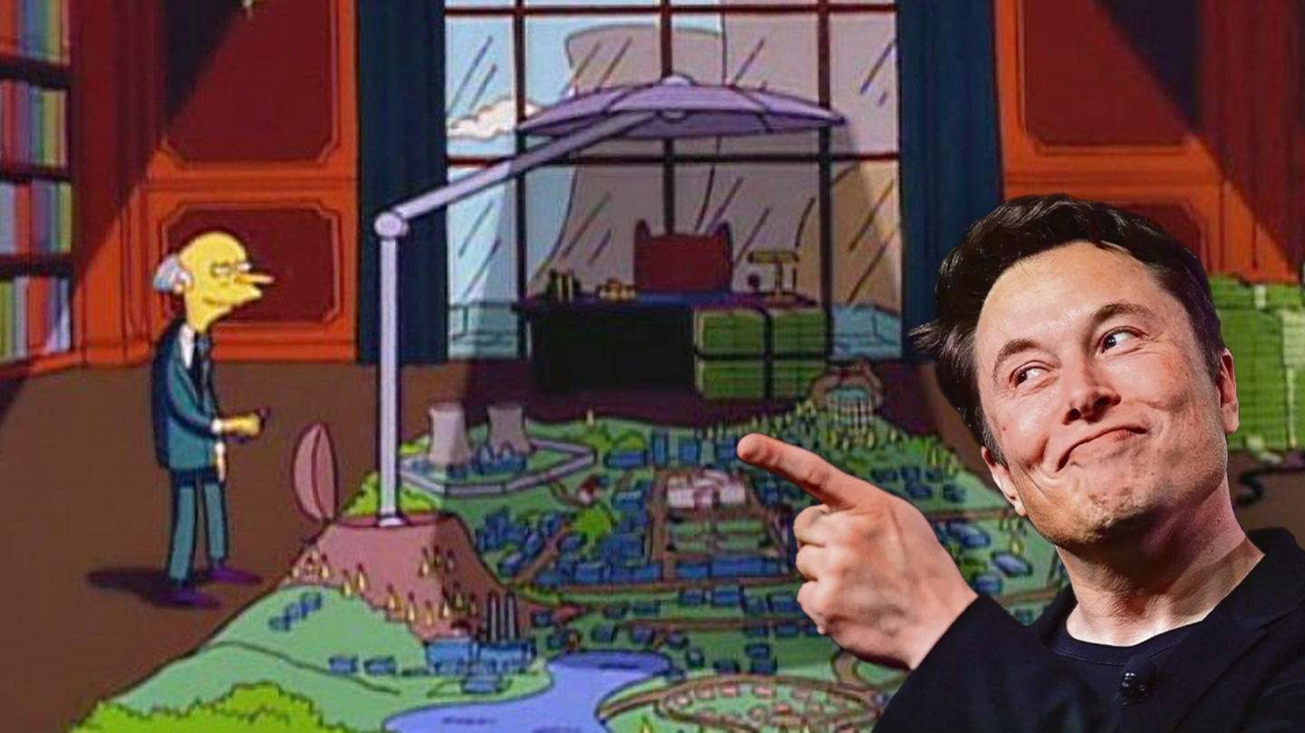 Elon Musk se transforma en el Señor Burns: quiere tapar el Sol con satélites para frenar el cambio climático