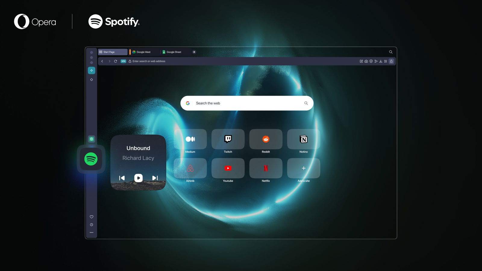 Opera i Spotify s'alien: així és la nova experiència musical i visual del navegador