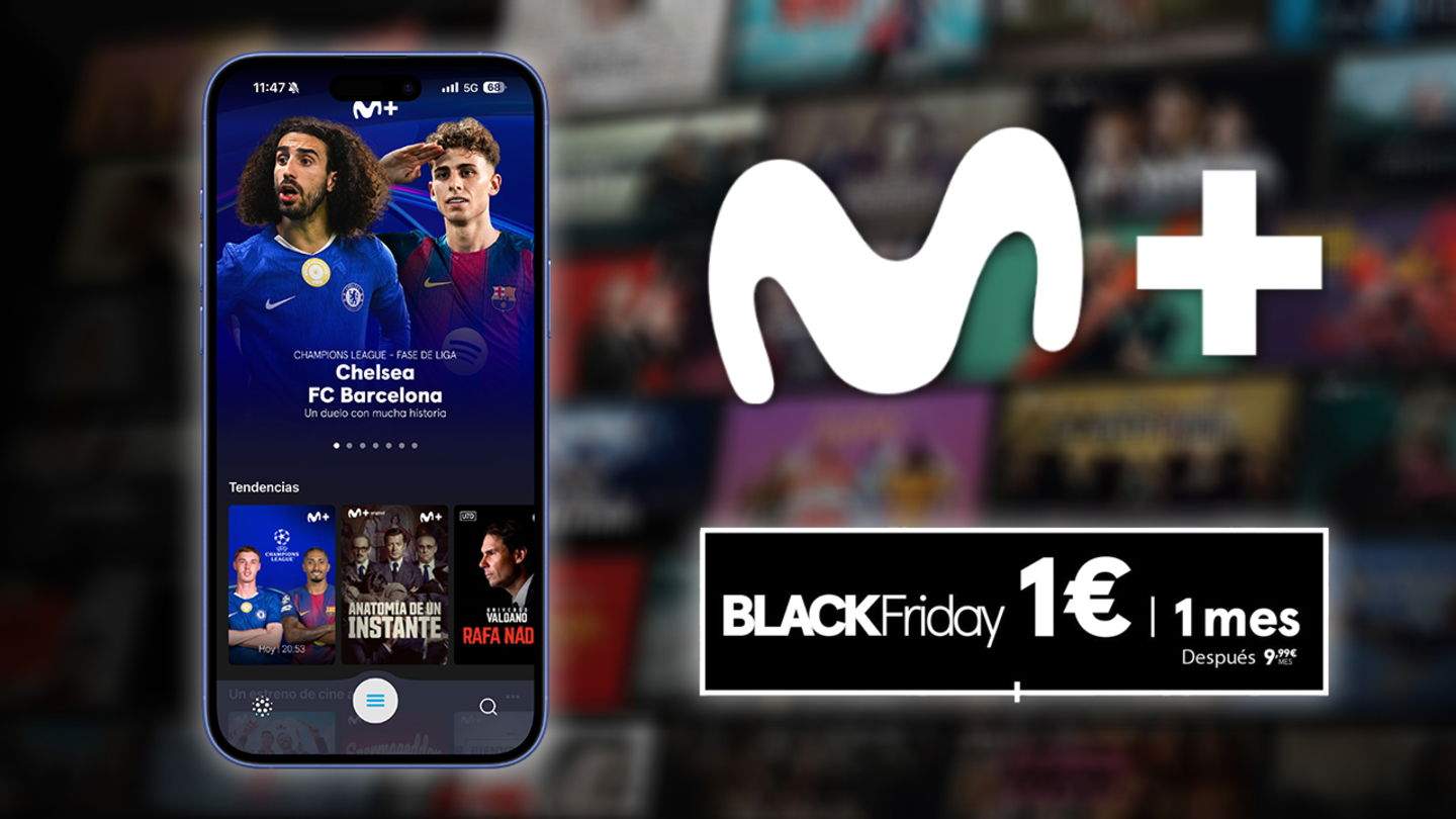 Movistar Plus+ trenca l'streaming aquest Black Friday: dona't d'alta per només 1 euro