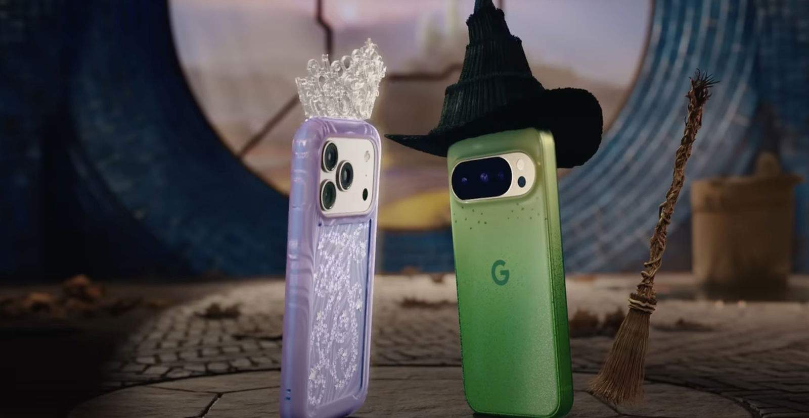 Google se ríe del iPhone en un nuevo vídeo aprovechando la nueva película Wicked