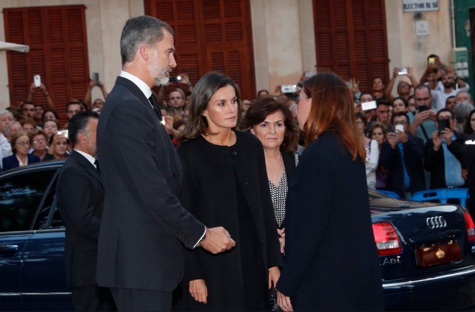 leticia y felip funeral mallorca Casa Real
