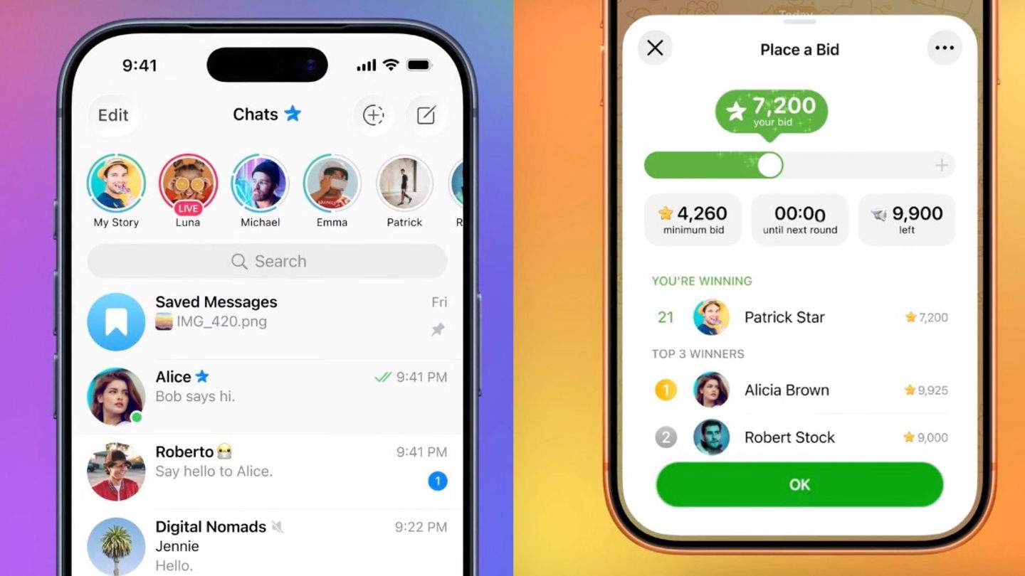 Historias en directo, subastas de regalos... Telegram se actualiza con novedades sorprendentes