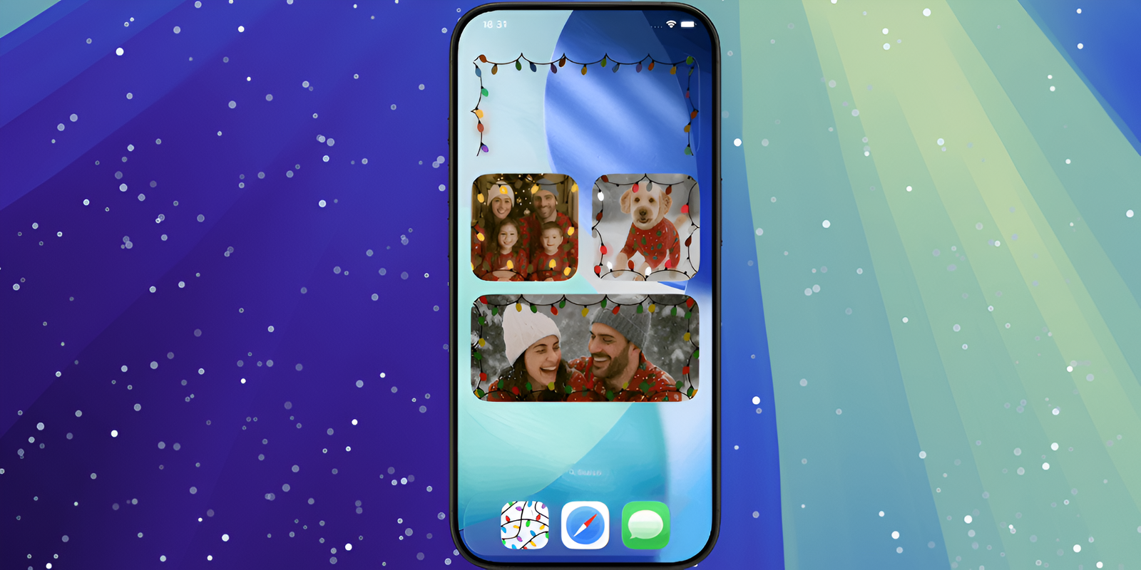 Añade luces de Navidad a la pantalla de tus dispositivos de Apple con esta app