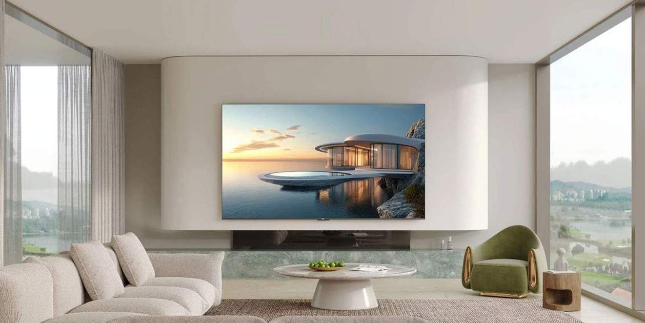 Televisió en un saló