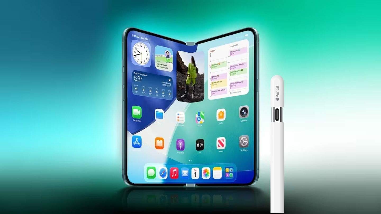 Si tens un Apple Pencil, és possible que el puguis fer servir amb l'iPhone plegable, però encara no hi ha res confirmat