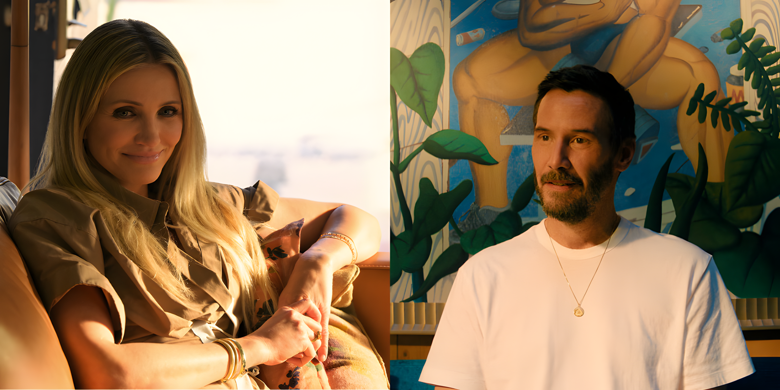 Keanu Reeves tiene una nueva comedia con Cameron Diaz que llegará esta primavera a streaming