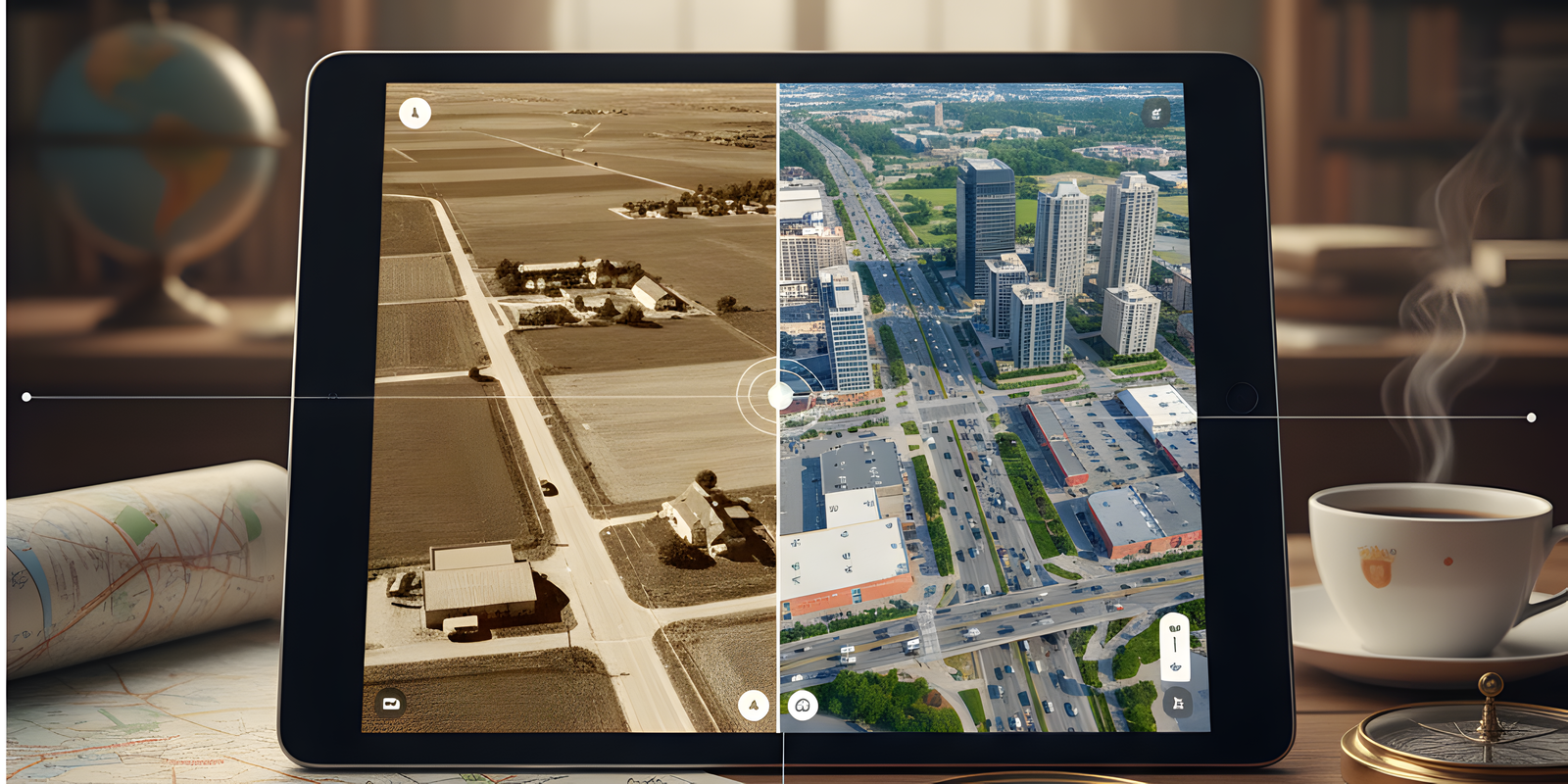 Aquesta web permet viatjar en el temps i veure com era la teva ciutat fa 70 anys