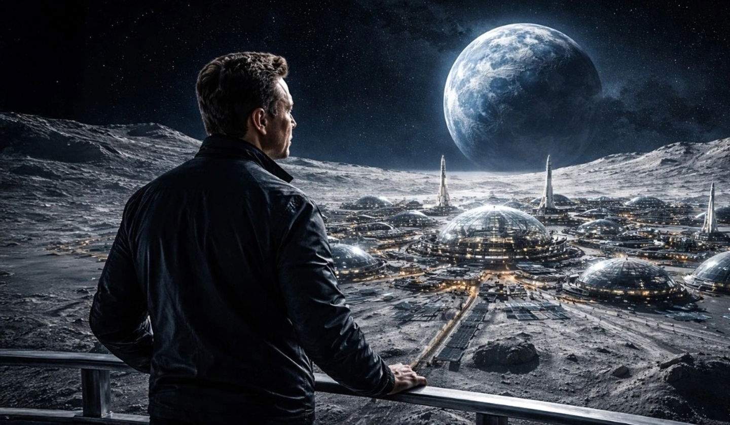 Elon Musk pospone Marte para construir una ciudad en la Luna: "es más rápido"