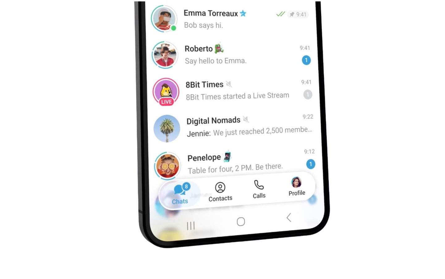 Telegram porta Liquid Glass a Android amb la seva última actualització