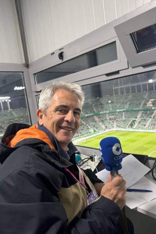 Manolo Lama, narrador de los partidos del Real Madrid en la Cope IG