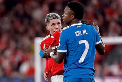 Prestianni i Vinicius al Benfica Reial Madrid de Champions