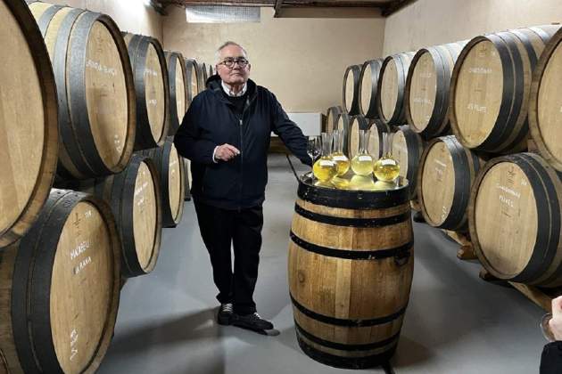 Siscu Martí en la bodega Ca n'Estruch. / Foto: Oriol Foix