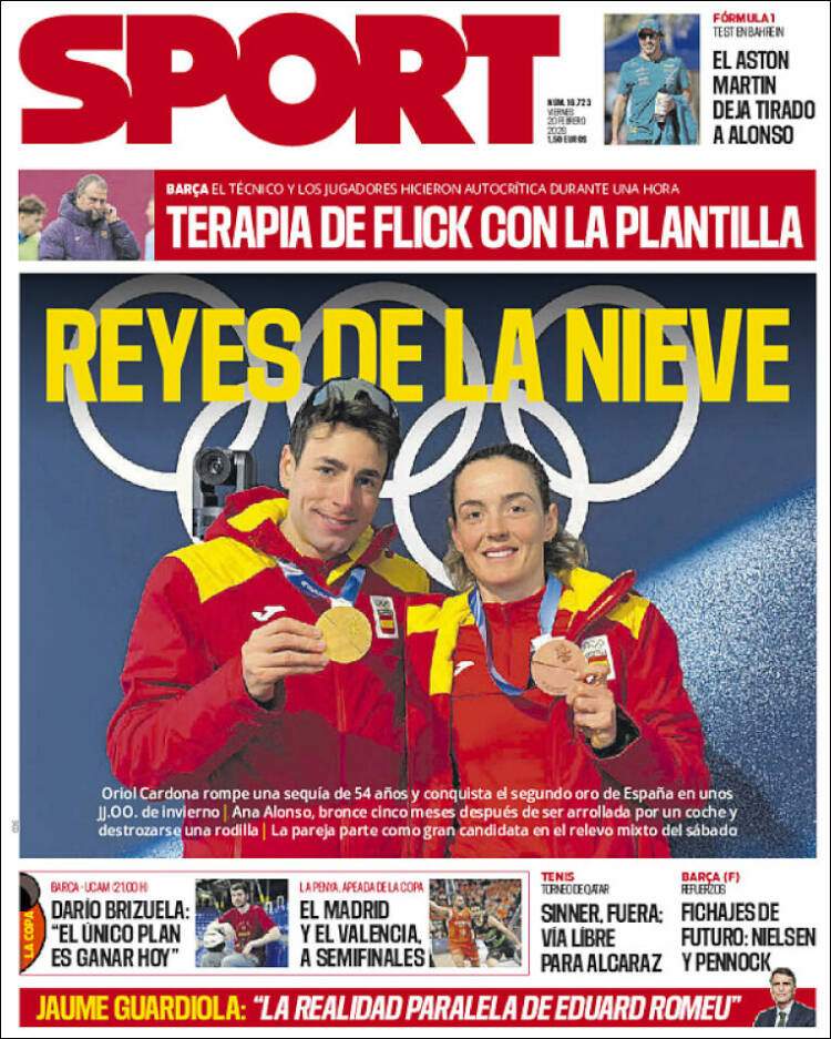 'Sport', 20 de febrer de 2026