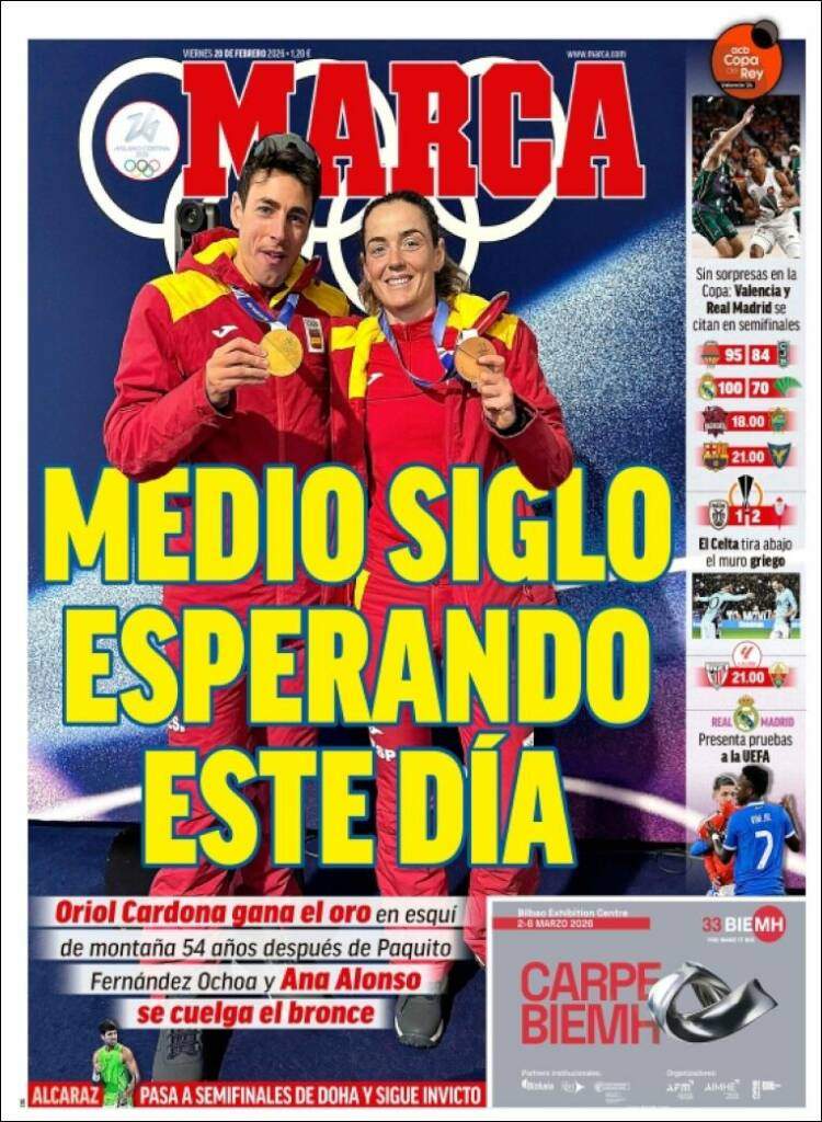 'Marca', 20 de febrer de 2026