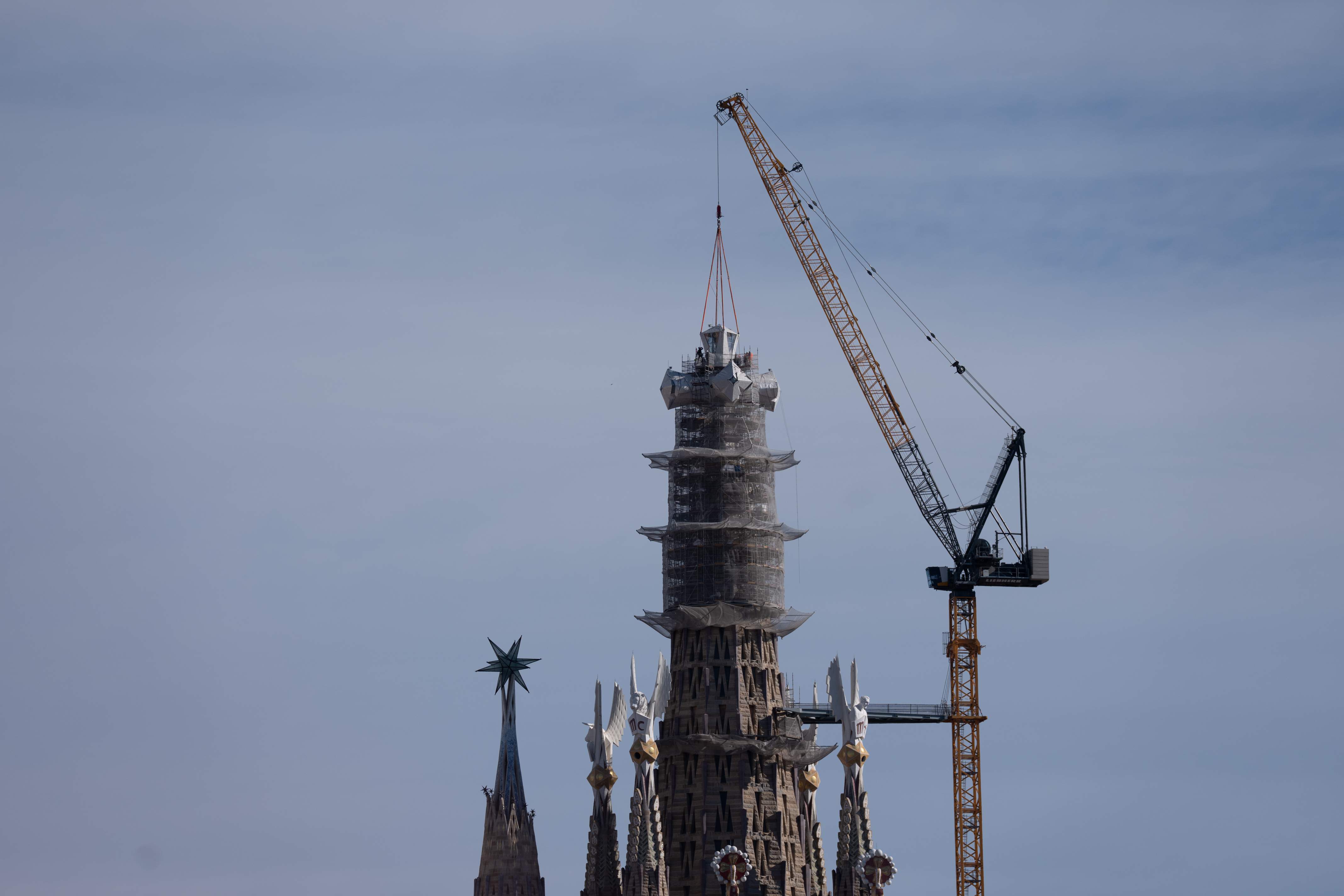 La Sagrada Família culmina la Torre de Jesús i mostra l’altura definitiva: 172,5 metres