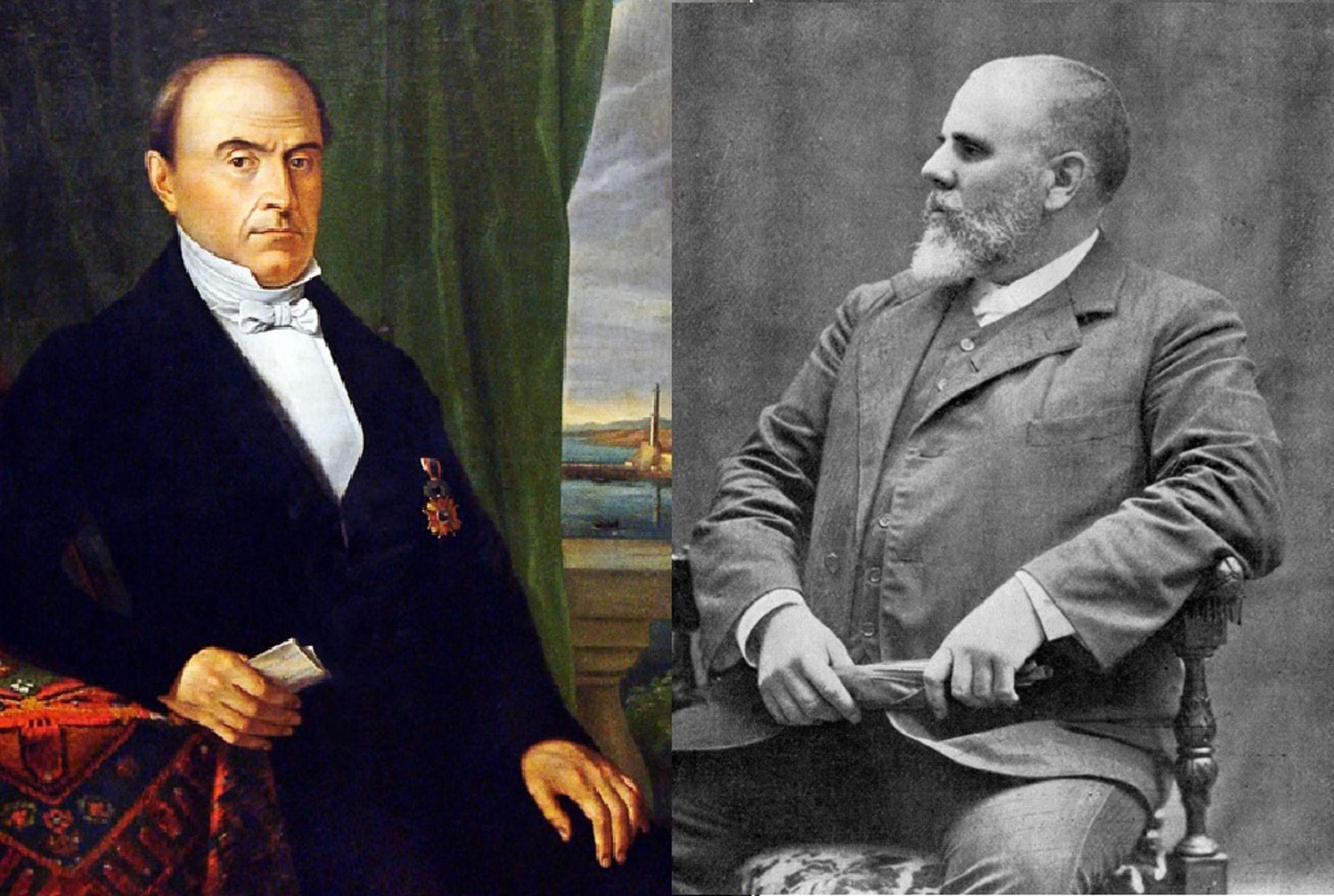 Miquel Biada i Eduard Maristany. Font Centre d'Estudis Miquel Biada