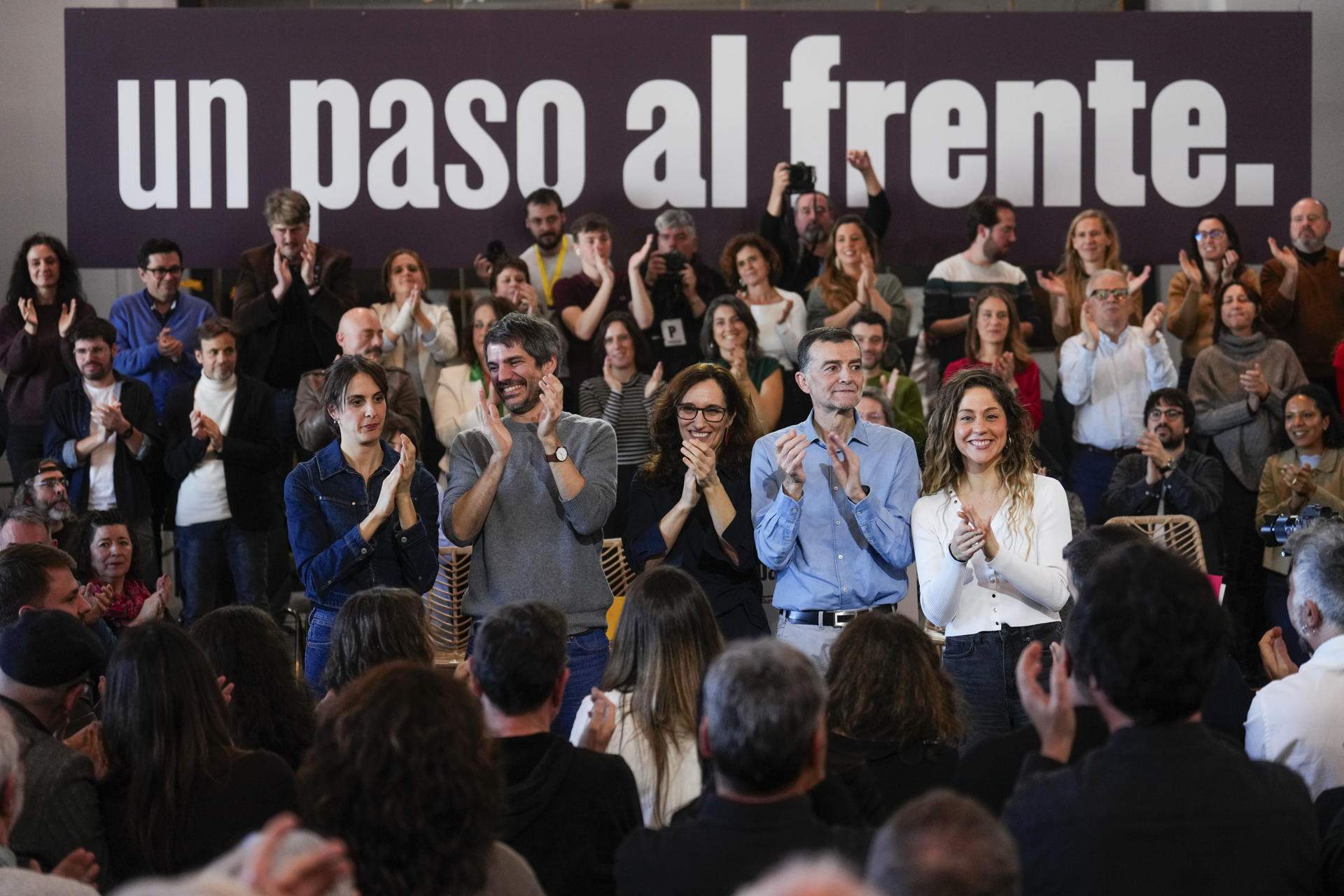 Comuns, Sumar, Izquierda Unida y Más Madrid hacen un llamamiento a la unidad: "Aquí no sobra nadie"