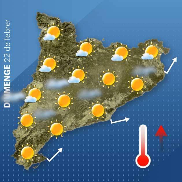 Mapa Catalunya diumenge 21-2