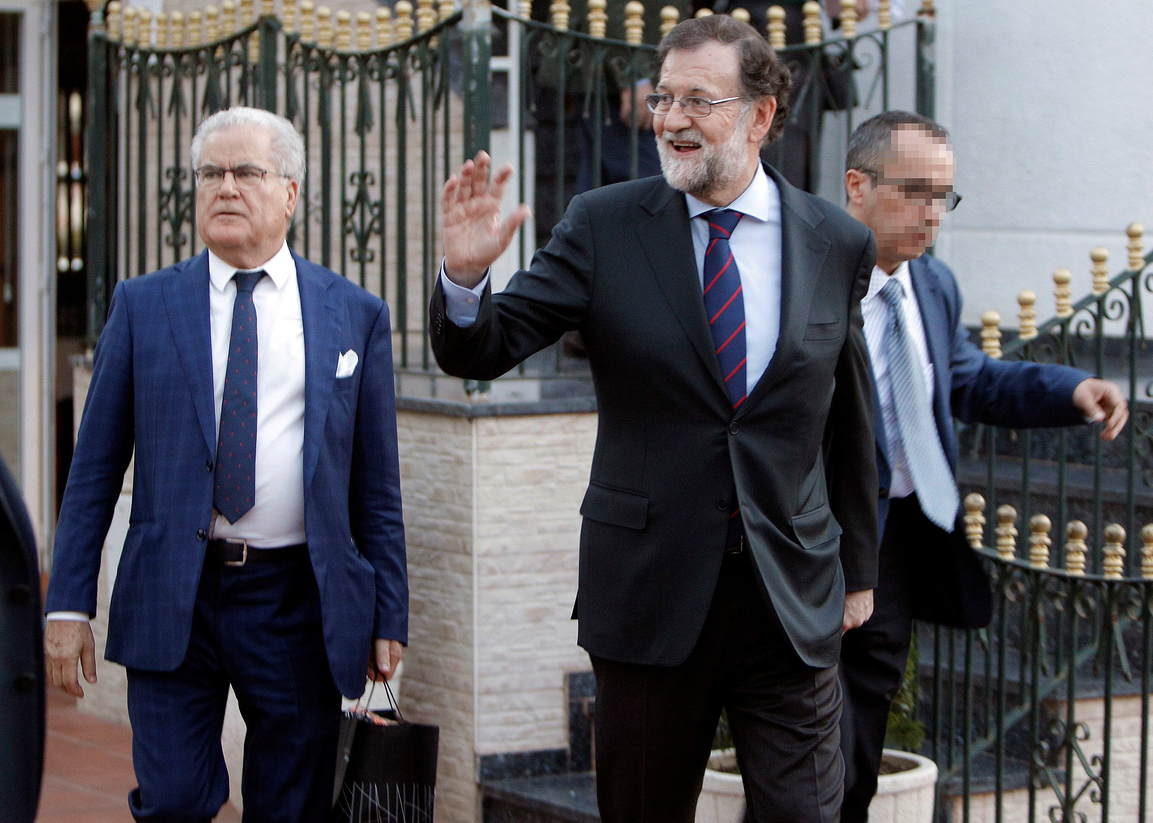 Rajoy, mig de broma mig seriosament: "Sempre puc tornar"