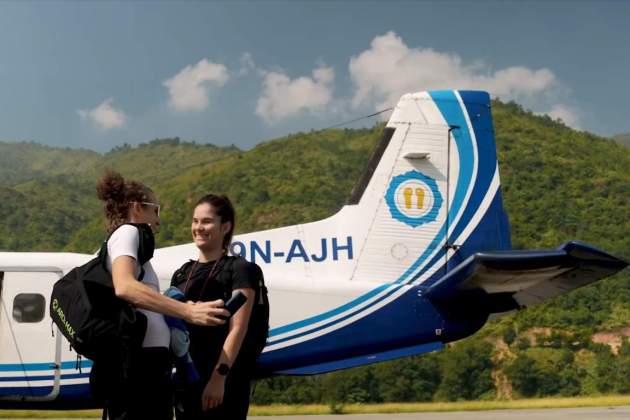 Núria Picas con Cèlia Espanya en 'Lo repte' 3Cat