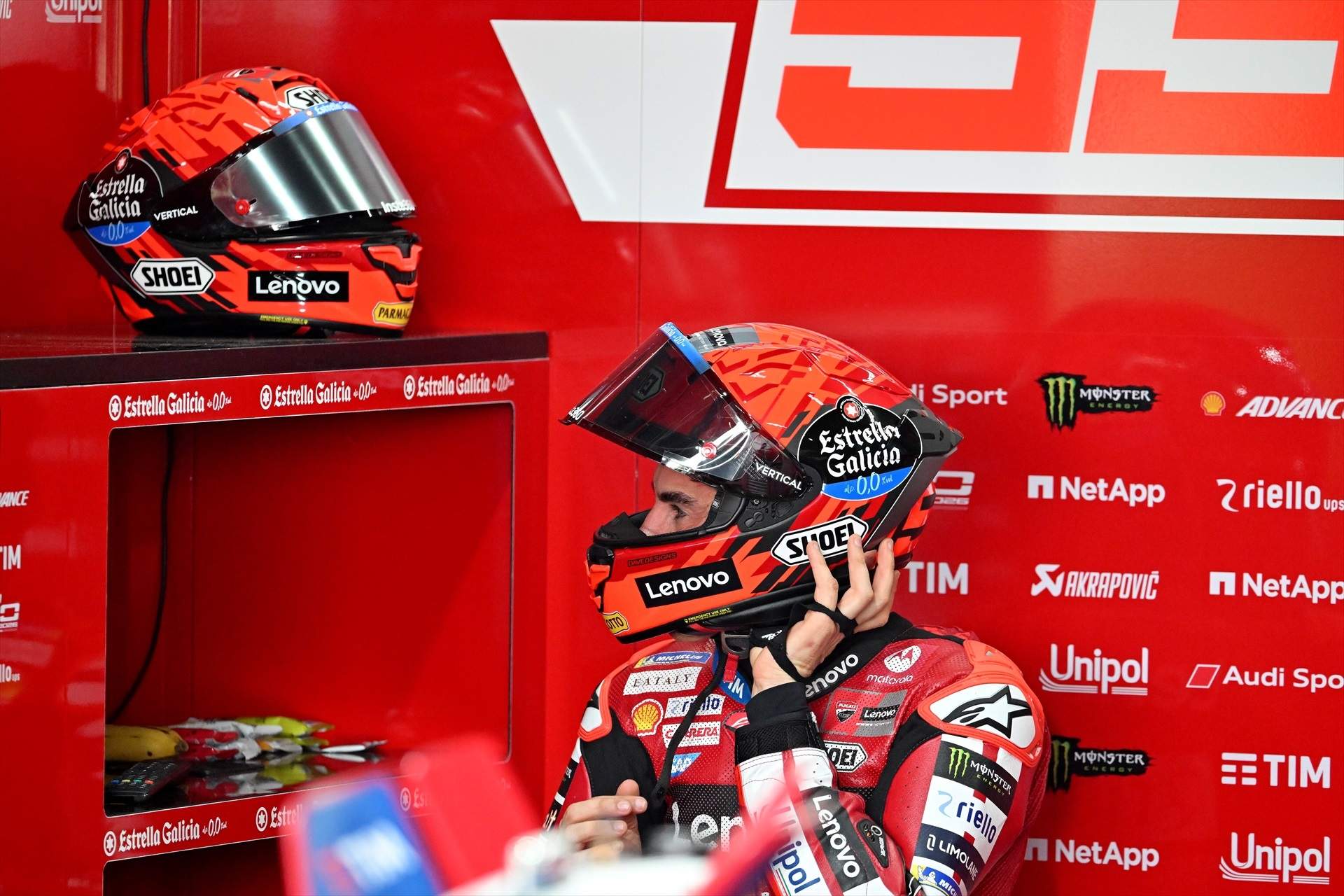 Marc Márquez, al box de Ducati / Foto: Europa Press
