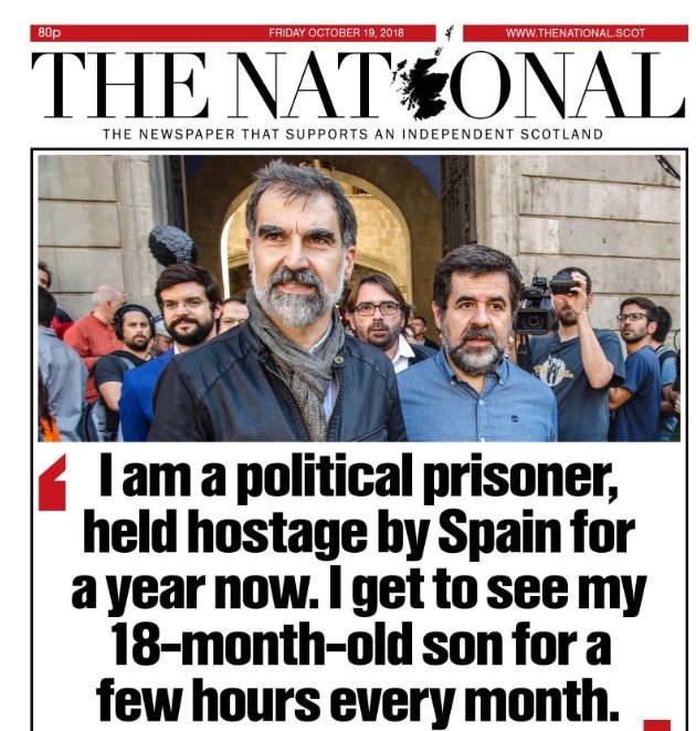 jordi cuixart portada the national