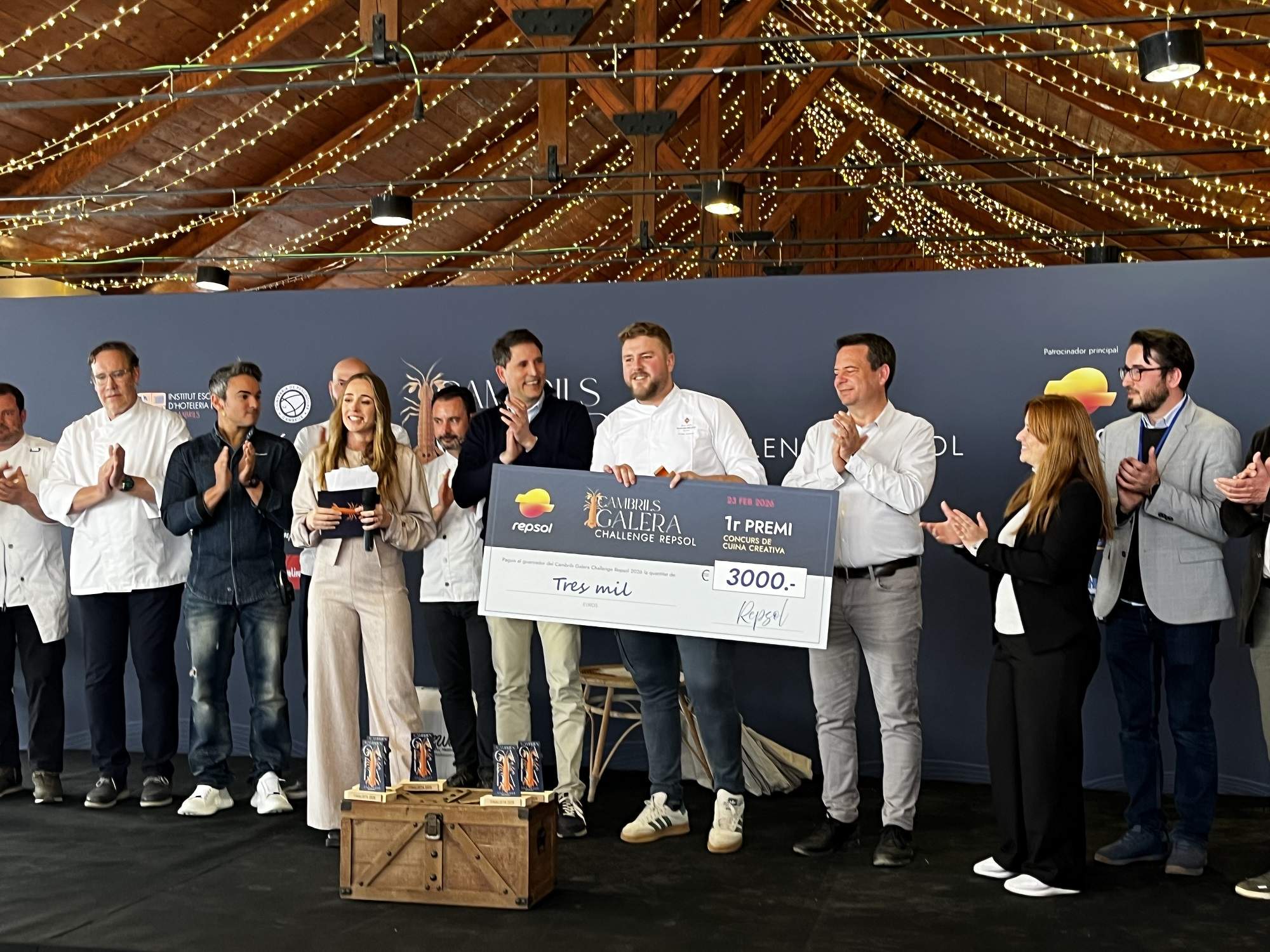 El cocinero Josep Queralt Sales, ganador del 1er Concurso Internacional de la Galera de Cambrils