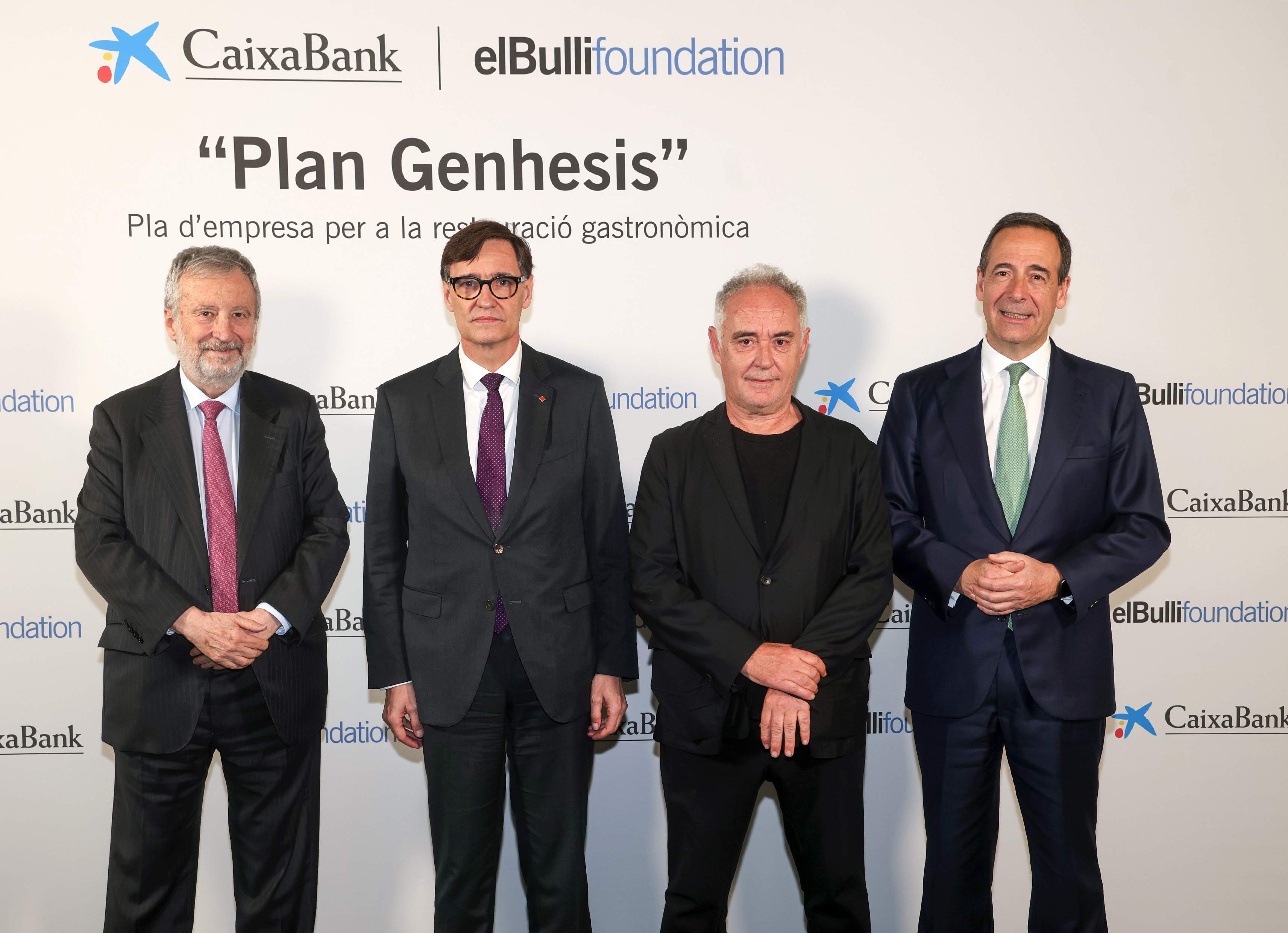 Illa, Muniesa, Gortázar i Ferran Adrià presentan el ‘Plan GENHESIS’ para impulsar negocios de restauración
